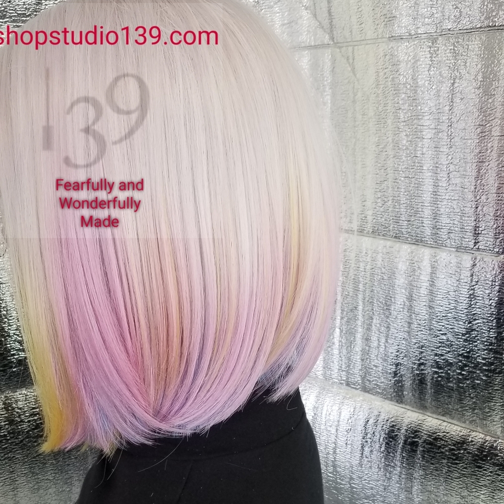 Human hair peekaboo Lace Front wig - Picture 5 of 5